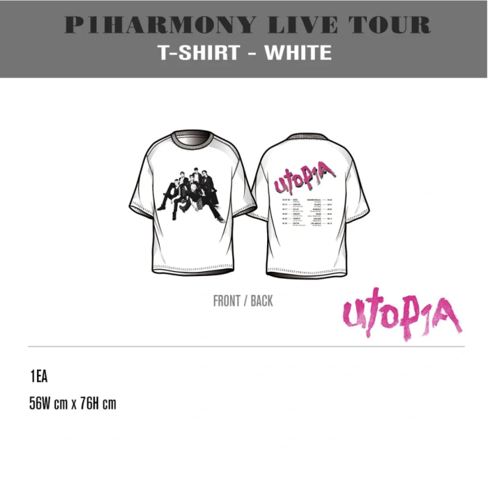 P1Harmony - Tour T-Shirt (White)