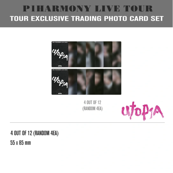 P1Harmony - Tour Exclusive Trading Photocard Set